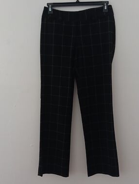 Loft  Julie Grid Plaid Printed Trousers #3520